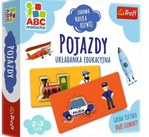 Trefl POJAZDY - UKŁADANKA EDUKACYJNA