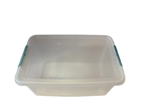 pojemnik_plastikowy_pudek_2.webp POJEMNIK PLASTIKOWY PUDEŁKO PUDŁO ORGANIZER PRZEZROCZYSTY Z POKRYWĄ 40L