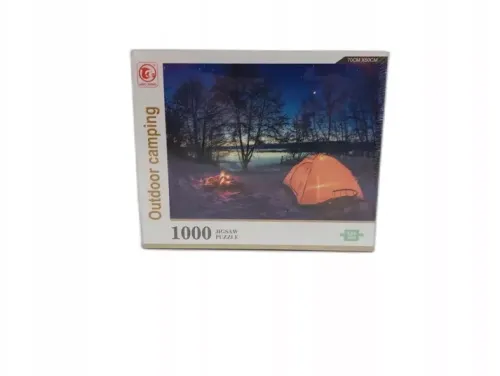 OL IMPORT Puzzle 1000 el camping nad jeziorem