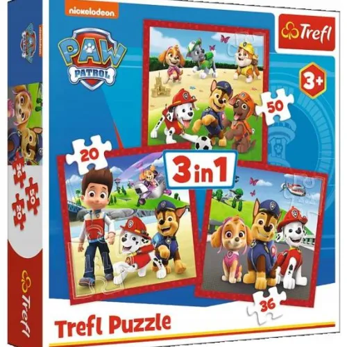 Puzzle "3w1" Trefl PSI PATROL Wesołe Pieski