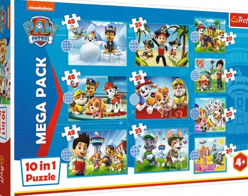 PUZZLE 10W1 PSI PATROL NIEZAWODNA DRUŻYNA TREFL