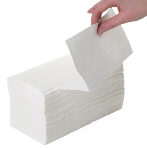 RĘCZNIK PAPIEROWY SKŁADANY SEMPRE 21X23 CM BIAŁY CELULOZA