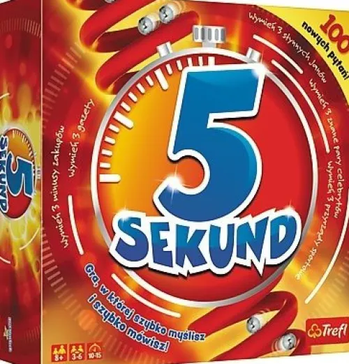 Trefl 5 SEKUND-GRA W KTÓREJ SZYBKO MYŚLISZ I SZYBKO MÓWISZ!