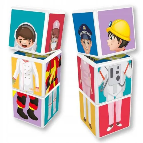 SMILY PLAY Klocki magnetyczne zawody 12w1