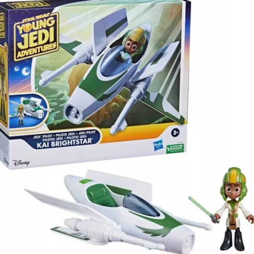 STAR WARS X-wing + figurka Kai Brightstar F8014 Gwiezdne Wojny Young Jedi