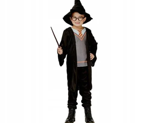 Strój Kostium Przebranie Czarodziej Magik Na Halloween HARRY Karnawał