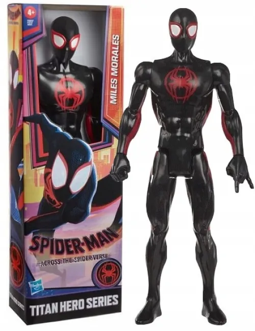 TITAN HERO SPIDERMAN Across The Spider-Verse FIGURKA 30cm MILES MORALES