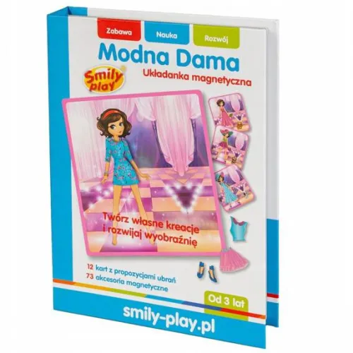 Układanka Magnetyczna Modna Dama Smily Play