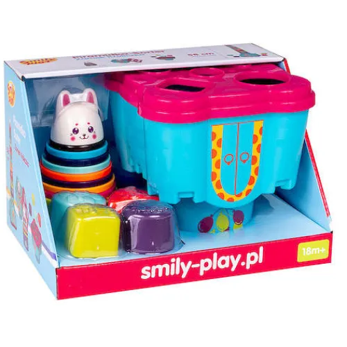 Smily Play Zamek króliczka Piramidka Sorter