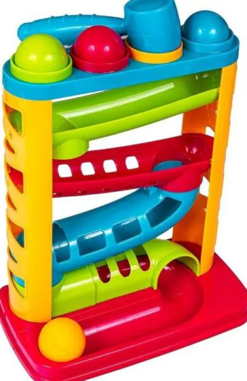 Smily Play Zjeżdżalnia z piłeczkami i młotkiem SP82932
