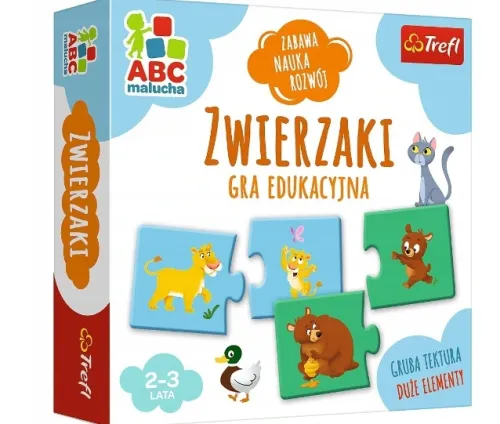 Trefl ZWIERZAKI - GRA EDUKACYJNA
